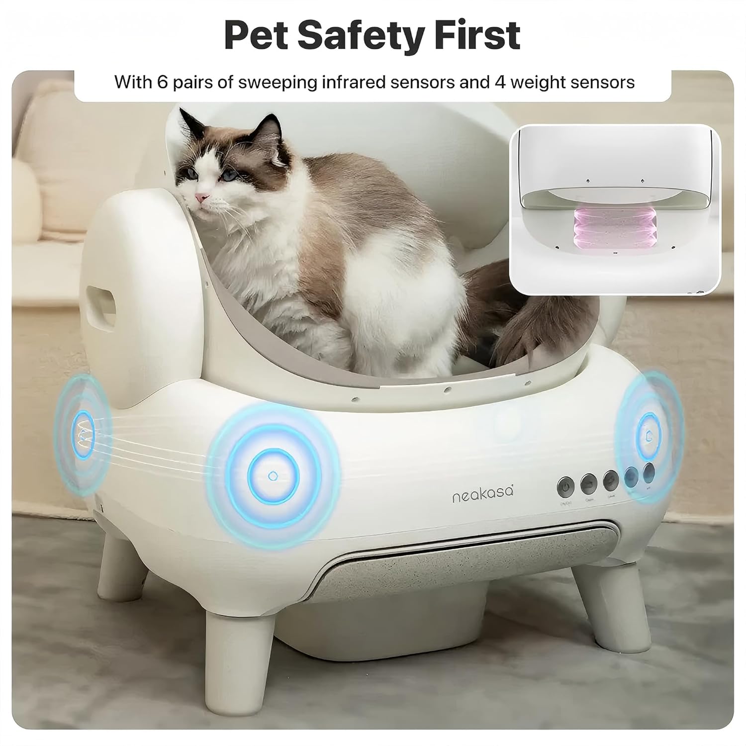 Self-Cleaning Cat Litter Tray