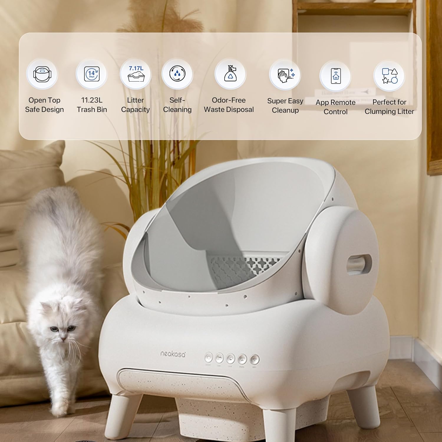 Self-Cleaning Cat Litter Tray