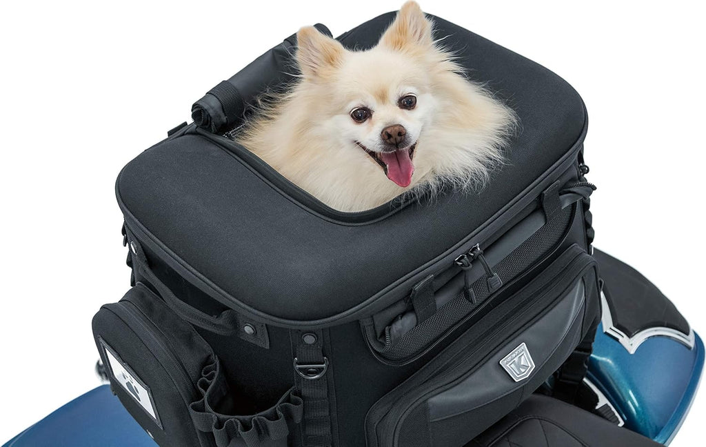 Portable Weather Resistant Motorcycle Dog/Cat Carrier Crate for Luggage Rack