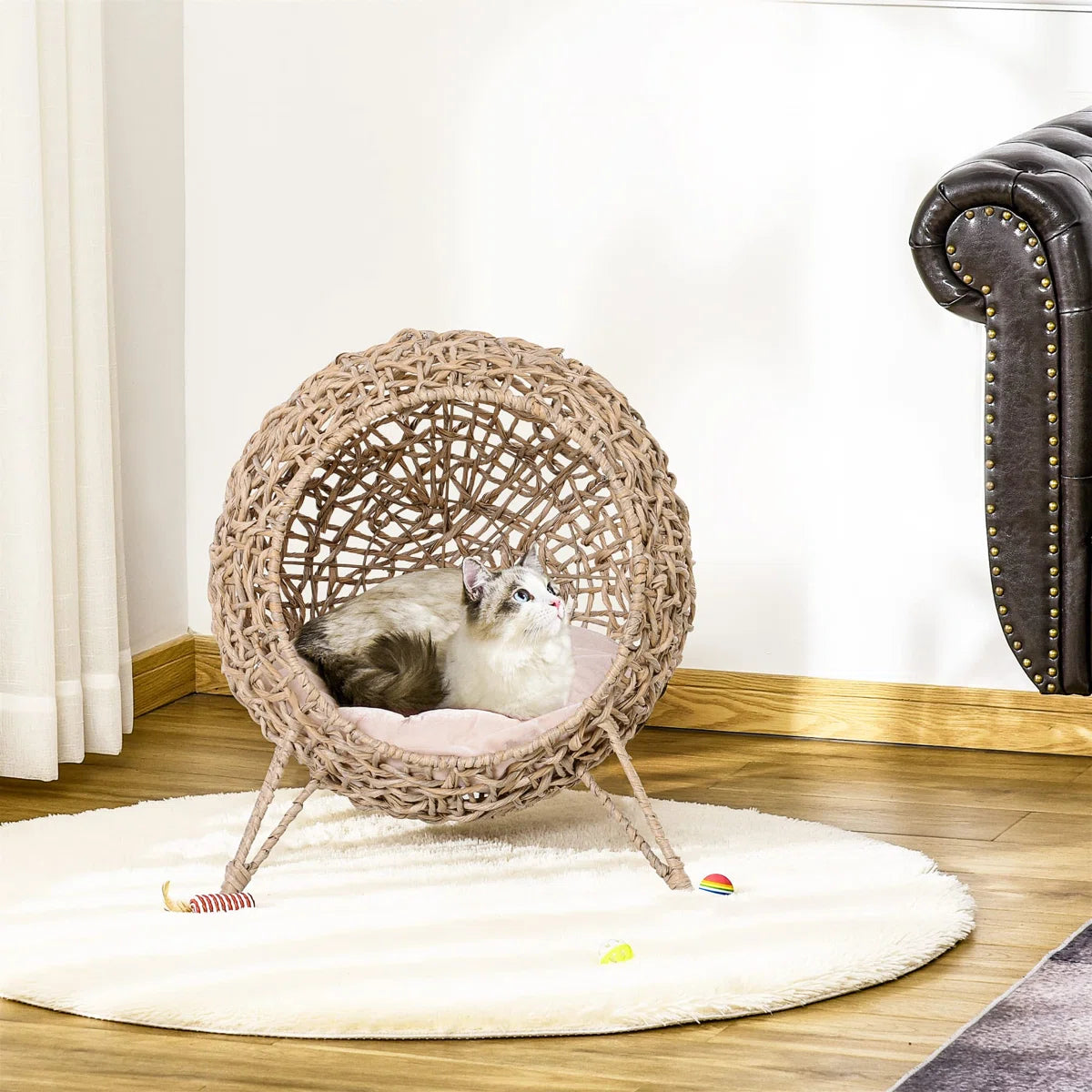 Scratching Post Cat Bed